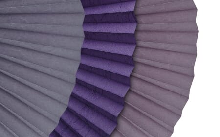 Crush-Optik in violett