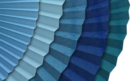 Hitzeschutz in blau