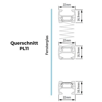 PL11 Schienenquerschnitt