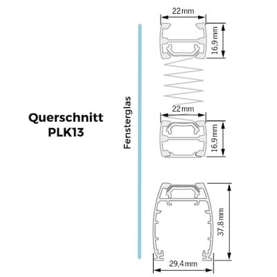PLK13 Schienenquerschnitt