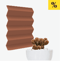 Plissee Braun für eine warme Wohnoptik