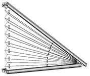 Messanleitungen für Plissee Modell SD2